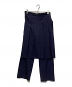 LIMI feuリミフゥ）の古着「ドッキングパンツ」｜ネイビー
