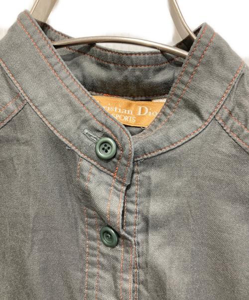 Christian Dior Sports（クリスチャン ディオールスポーツ）Christian Dior Sports (クリスチャン ディオールスポーツ) エポレット長袖シャツ ブラック サイズ:Sの古着・服飾アイテム