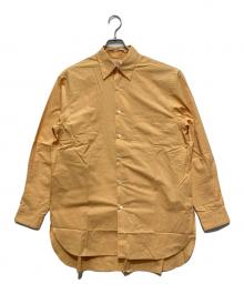 YOKE（ヨーク）の古着「24SS Boxy Regular Collar Shirt」｜オレンジ