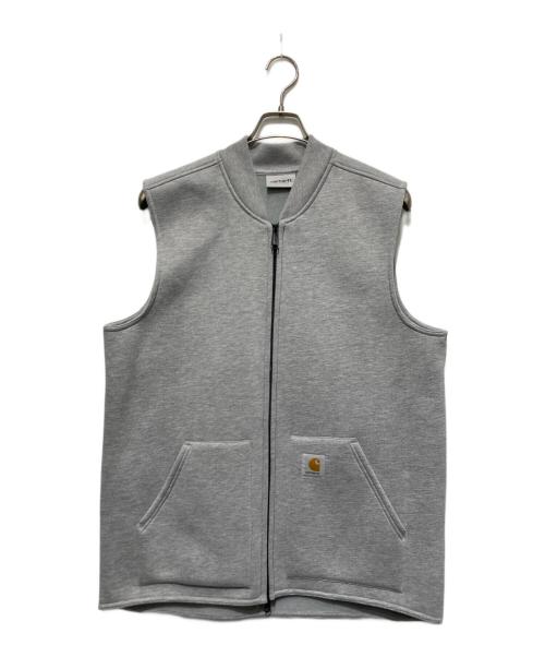 Carhartt WIP（カーハート ワークインプログレス）CARHARTT WIP (カーハート ワークインプログレス) CAR-LUX VEST グレー サイズ:XLの古着・服飾アイテム