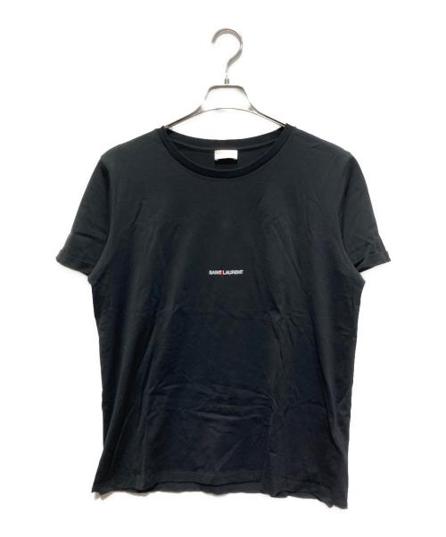 Saint Laurent Paris（サンローランパリ）Saint Laurent Paris (サンローランパリ) ロゴTシャツ ブラック サイズ:XLの古着・服飾アイテム