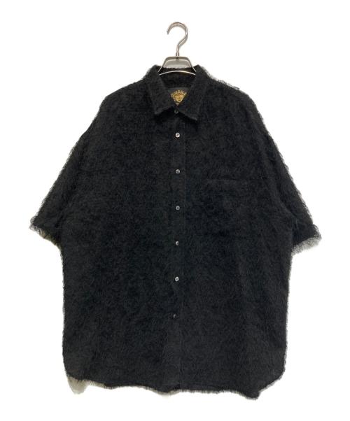 MAISON SPECIAL（メゾンスペシャル）MAISON SPECIAL (メゾンスペシャル) 【LIMITED EDITION】Prime-Over Regular Collar Short Sleeve Shirt ブラック サイズ:SIZE 2の古着・服飾アイテム