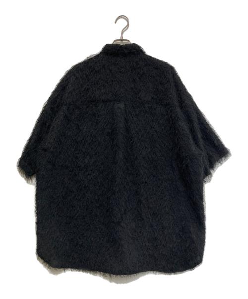 MAISON SPECIAL（メゾンスペシャル）MAISON SPECIAL (メゾンスペシャル) 【LIMITED EDITION】Prime-Over Regular Collar Short Sleeve Shirt ブラック サイズ:SIZE 2の古着・服飾アイテム