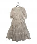 Rumcheラムシェ）の古着「ブラウスワンピース」｜ホワイト