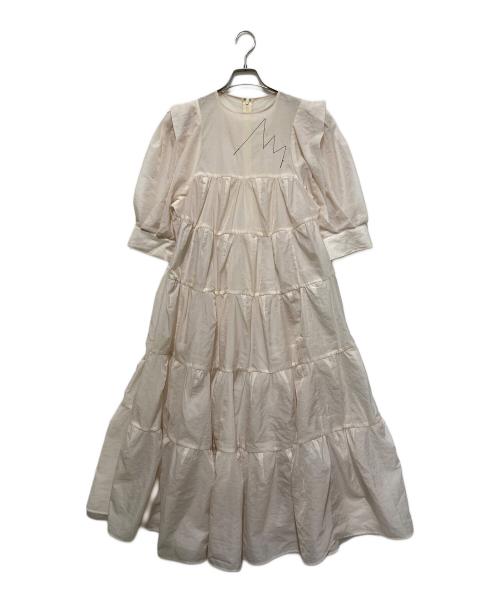 Rumche（ラムシェ）Rumche (ラム・シェ) ブラウスワンピース ホワイト サイズ:Freeの古着・服飾アイテム