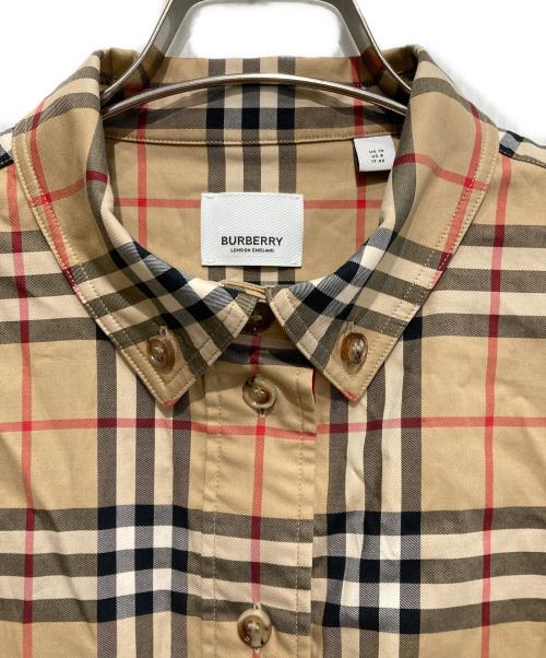 BURBERRY（バーバリー）BURBERRY (バーバリー) ノヴァチェックシャツワンピース ベージュ サイズ:40の古着・服飾アイテム