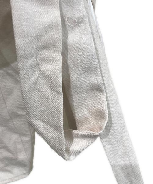 FRAY ID（フレイ アイディー）FRAY ID (フレイ アイディー) アシメベストツキワンピース ホワイト サイズ:1の古着・服飾アイテム