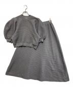 CELFORDセルフォード）の古着「ニットスカートセットアップ」｜グレー