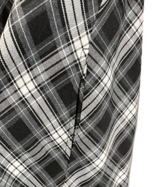 HER LIP TO（ハーリップトゥ）Her lip to (ハーリップトゥ) Coutume Plaid Flare Dress グレー サイズ:Ｍの古着・服飾アイテム