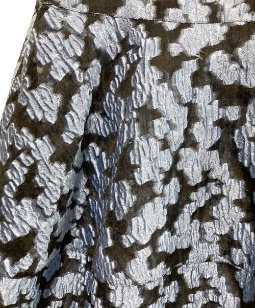 LE CIEL BLEU（ルシェルブルー）LE CIEL BLEU (ルシェルブルー) Sheer Jacquard Dress 24SS ブルー サイズ:36の古着・服飾アイテム