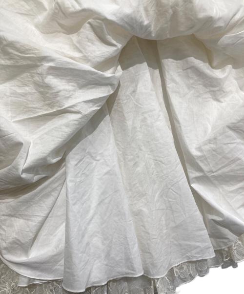 N°21（ヌメロヴェントゥーノ）N°21 (ヌメロヴェントゥーロ) チュールスカート ホワイト サイズ:Mの古着・服飾アイテム