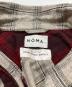 中古・古着 NOMA t.d. (ノーマティーディー) DOVER STREET MARKET (ドーバー ストリート マーケット) チェックジャケット ベージュ×レッド サイズ:L：12000円