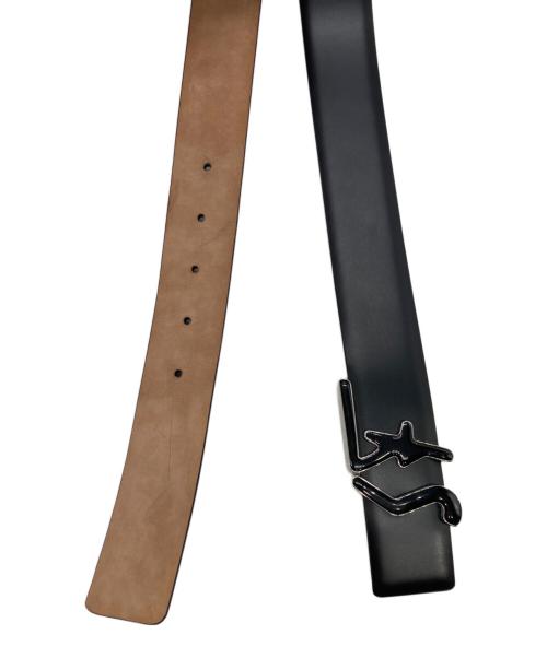 Salvatore Ferragamo（サルヴァトーレ フェラガモ）Salvatore Ferragamo (サルヴァトーレ フェラガモ) SFロゴバックルベルト ブラックの古着・服飾アイテム