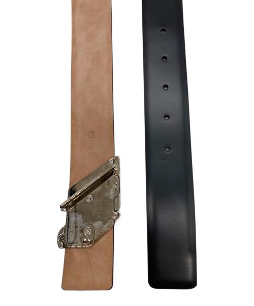 Salvatore Ferragamo（サルヴァトーレ フェラガモ）Salvatore Ferragamo (サルヴァトーレ フェラガモ) SFロゴバックルベルト ブラックの古着・服飾アイテム