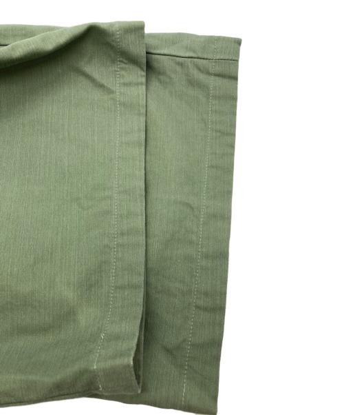 St.cecilia（セントセシリア）St.cecilia (セントセシリア) フラップワイドパンツ グリーン サイズ:36の古着・服飾アイテム