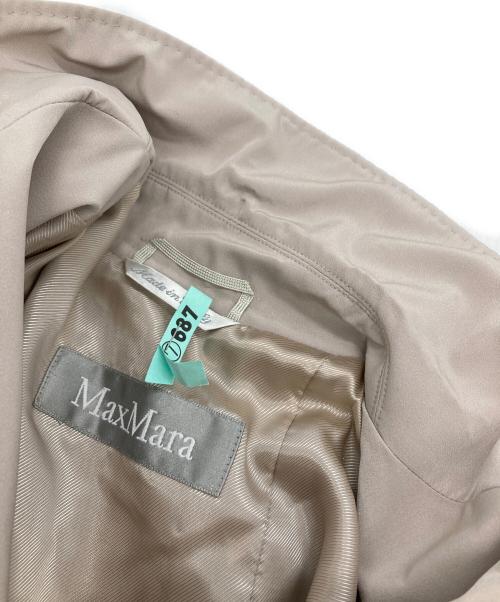 MaxMara（マックスマーラ）MaxMara (マックスマーラ) チェスターコート ベージュ サイズ:38の古着・服飾アイテム