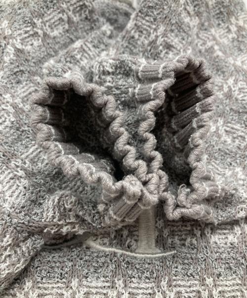 darich（ダーリッチ）darich (ダーリッチ) DDマリンボーダーニットミニワンピース グレー サイズ:FREEの古着・服飾アイテム