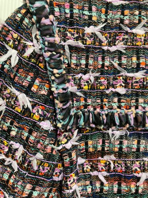 Rene（ルネ）Rene (ルネ) ツイードジャケット マルチカラー サイズ:38の古着・服飾アイテム