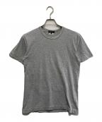 COMME des GARCONS HOMME PLUSコムデギャルソンオムプリュス）の古着「半袖バックプリントカットソー」｜グレー