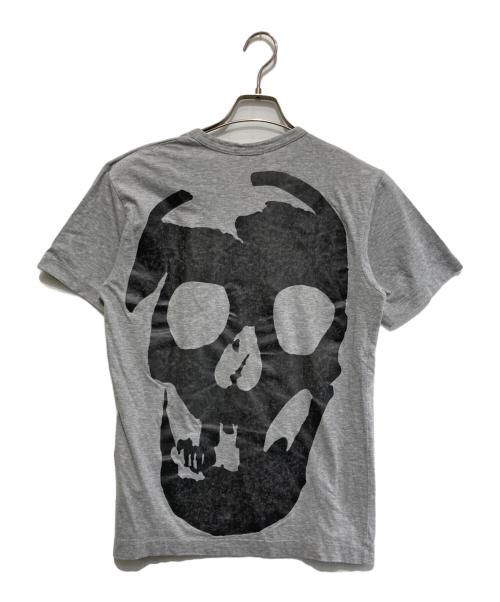 COMME des GARCONS HOMME PLUS（コムデギャルソンオムプリュス）COMME des GARCONS HOMME PLUS (コムデギャルソンオムプリュス) 半袖バックプリントカットソー グレー サイズ:Sの古着・服飾アイテム