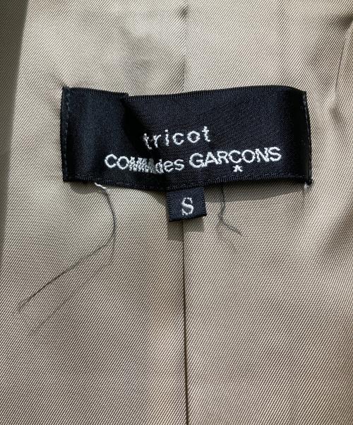 COMME des GARCONS tricot（コムデギャルソントリコ）COMME des GARCONS tricot (コムデギャルソントリコ) ステンカラーコート ベージュ サイズ:SIZE Sの古着・服飾アイテム