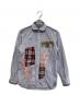 JUNYA WATANABE COMME des GARCONS（(ジュンヤワタナベ コムデギャルソン）の古着「パッチワークストライプシャツ」｜ホワイト×ブルー