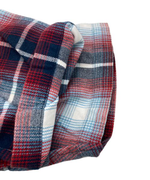 SUPREME（シュプリーム）Supreme (シュプリーム) 16SS Plaid Flannel Shirt ブルー×ネイビー サイズ:Mの古着・服飾アイテム