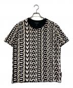 MARC JACOBSマークジェイコブズ）の古着「MONOGRAM BABY TEE」｜ブラック×ホワイト