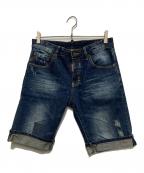 DSQUARED2ディースクエアード）の古着「ハーフデニムパンツ」｜インディゴ