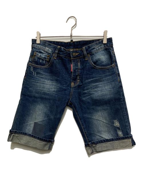 DSQUARED2（ディースクエアード）DSQUARED2 (ディースクエアード) ハーフデニムパンツ インディゴ サイズ:SIZE 48の古着・服飾アイテム