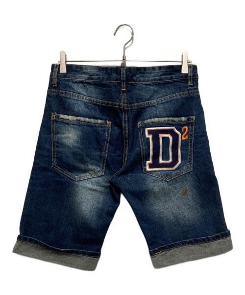 DSQUARED2（ディースクエアード）DSQUARED2 (ディースクエアード) ハーフデニムパンツ インディゴ サイズ:SIZE 48の古着・服飾アイテム