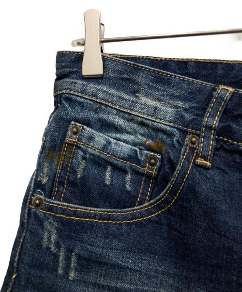DSQUARED2（ディースクエアード）DSQUARED2 (ディースクエアード) ハーフデニムパンツ インディゴ サイズ:SIZE 48の古着・服飾アイテム