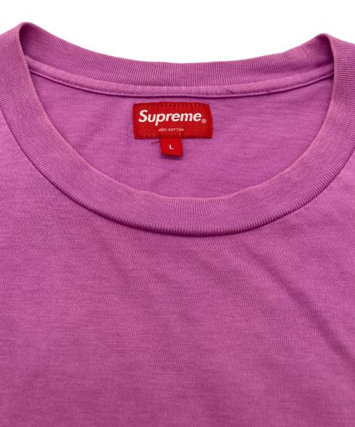 SUPREME（シュプリーム）SUPREME (シュプリーム) arabic logo washed S/S Tee パープル サイズ:Lの古着・服飾アイテム