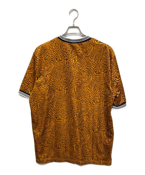 SUPREME（シュプリーム）Supreme (シュプリーム) UMBRO (アンブロ) Jacquard Animal Print Soccer Jersey オレンジ サイズ:XLの古着・服飾アイテム