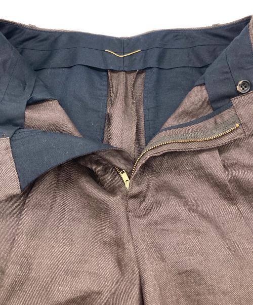 DEUXIEME CLASSE（ドゥーズィエム クラス）DEUXIEME CLASSE (ドゥーズィエム クラス) リネンパンツ ブラウン サイズ:Sの古着・服飾アイテム