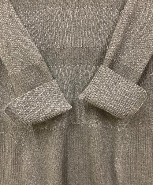 DRAWER（ドゥロワー）Drawer (ドゥロワー) リブフレアーワンピース ブラック サイズ:SIZE 1の古着・服飾アイテム