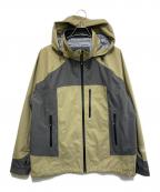 stussyステューシー）の古着「マウンテンパーカー シェルジャケット ナイロンジャケット」｜グレー×ベージュ