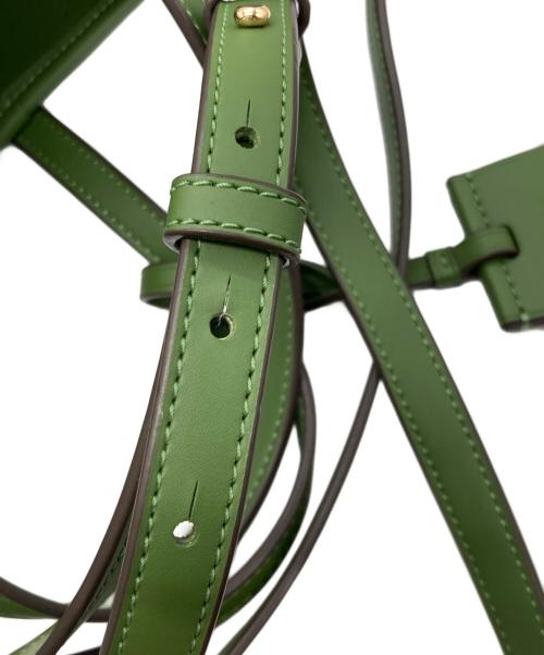 TORY BURCH（トリーバーチ）TORY BURCH (トリーバーチ) ジェミニリンクトートバッグ グリーンの古着・服飾アイテム