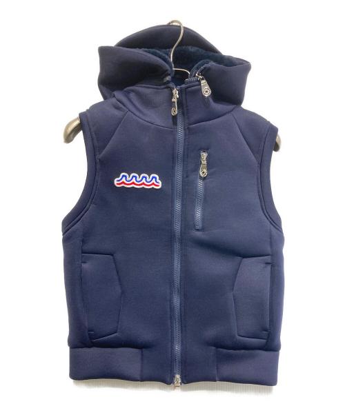 muta（ムータ）muta (ムータ) 切替ダウンベスト ネイビー サイズ:Fの古着・服飾アイテム