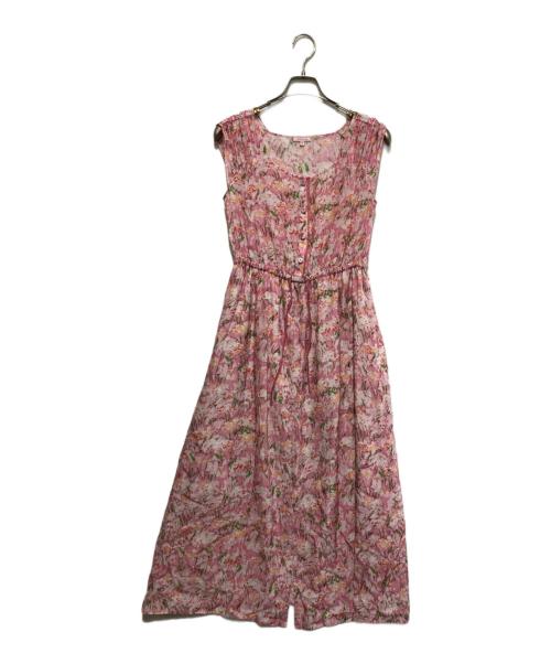 TOCCA（トッカ）TOCCA (トッカ) フワラープリントノースリーブワンピース ピンク サイズ:2の古着・服飾アイテム