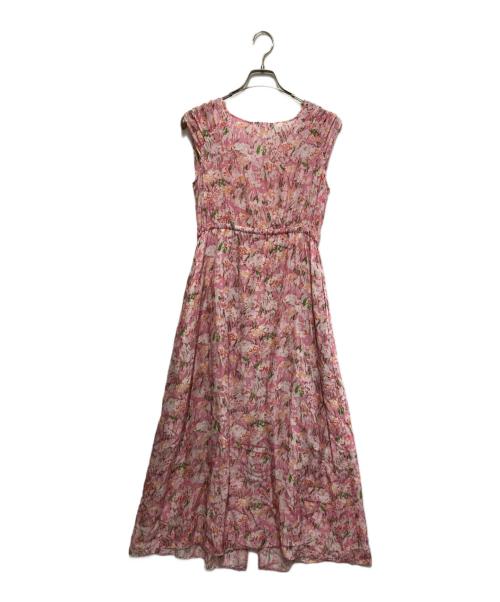 TOCCA（トッカ）TOCCA (トッカ) フワラープリントノースリーブワンピース ピンク サイズ:2の古着・服飾アイテム