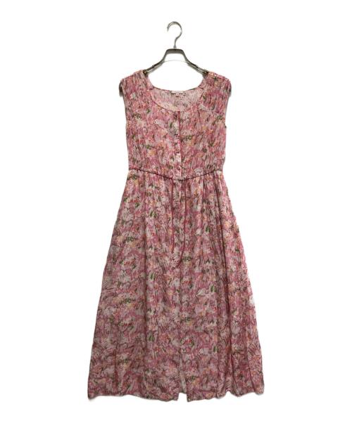 TOCCA（トッカ）TOCCA (トッカ) フワラープリントノースリーブワンピース ピンク サイズ:4の古着・服飾アイテム