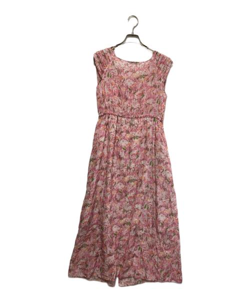TOCCA（トッカ）TOCCA (トッカ) フワラープリントノースリーブワンピース ピンク サイズ:4の古着・服飾アイテム