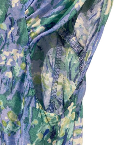 TOCCA（トッカ）TOCCA (トッカ) フワラープリントノースリーブワンピース ブルー サイズ:6の古着・服飾アイテム