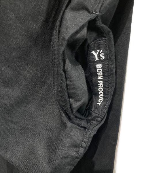 Y's（ワイズ）Y's (ワイズ) 変形 オーバーシャツ ブラック サイズ:2の古着・服飾アイテム