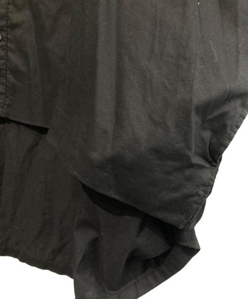 Y's（ワイズ）Y's (ワイズ) 変形 オーバーシャツ ブラック サイズ:2の古着・服飾アイテム