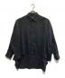 Y's（ワイズ）の古着「変形 オーバーシャツ」｜ブラック