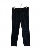 Y'sワイズ）の古着「ストレッチコットンパンツ」｜ブラック