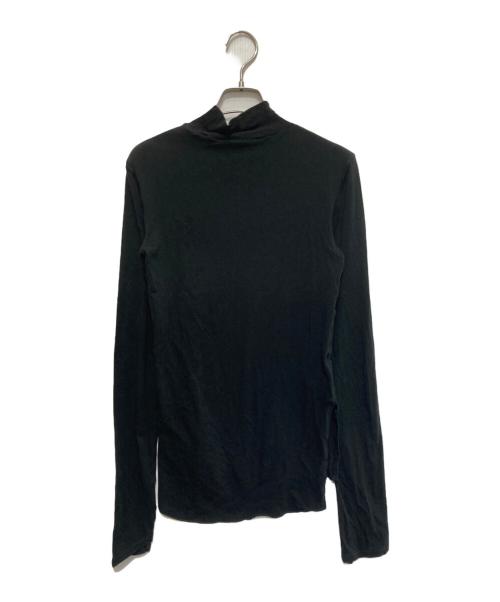 nagonstans（ナゴンスタンス）nagonstans (ナゴンスタンス) ハイネックカットソー ブラック サイズ:Mの古着・服飾アイテム