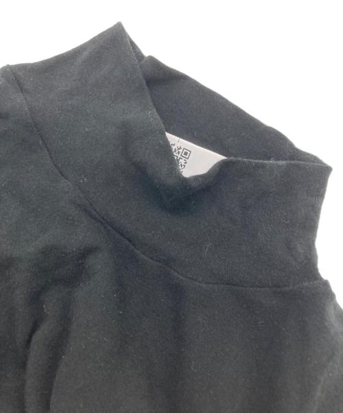 nagonstans（ナゴンスタンス）nagonstans (ナゴンスタンス) ハイネックカットソー ブラック サイズ:Mの古着・服飾アイテム